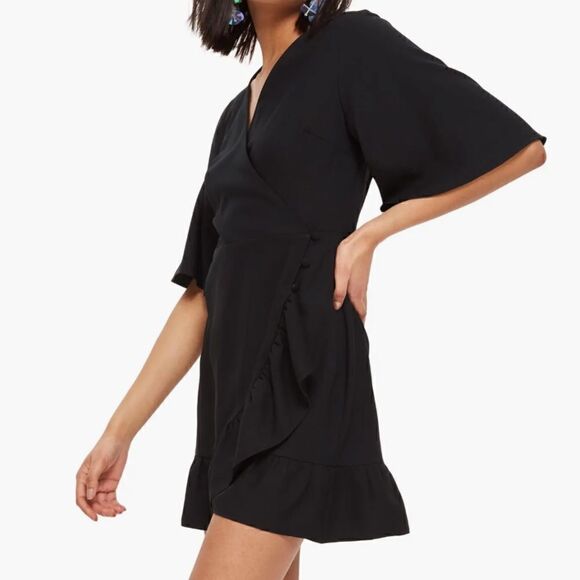 NWT Topshop Ruffle Minidress 2 - Picture 3 of 3